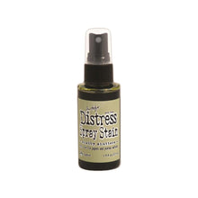Load image into Gallery viewer, Tim Holtz - Distress Spray - Stain. Spray directly on porous surfaces a quick, easy ink coverage. Mist with water to blend color and get mottled effects. This package contains one 1.9oz. Comes in a variety of colors. Available at Embellish Away located in Bowmanville Ontario Canada. Shabby Shutters
