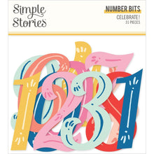 गैलरी व्यूवर में इमेज लोड करें, Simple Stories - Bits &amp; Pieces Die-Cuts - 31/Pkg - Celebrate! - Number. Available at Embellish Away located in Bowmanville Ontario Canada.

