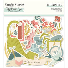 Load image into Gallery viewer, Simple Stories - Bits &amp; Pieces Die-Cuts - 67/Pkg - Wildflower. Die-Cuts are a great addition to scrapbook pages, greeting cards and more! The perfect embellishment for all your paper crafting needs! Available at Embellish Away located in Bowmanville Ontario Canada.
