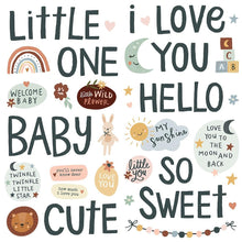 Cargar imagen en el visor de la galería, Simple Stories - Boho Baby - Foam Stickers - 35/Pkg. Available at Embellish Away located in Bowmanville Ontario Canada.
