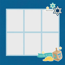 Cargar imagen en el visor de la galería, Simple Stories - Collection Kit 12"X12" - Happy Hanukkah. This collection includes 6 sheets of double-sided 12x12 Designer Cardstock including cut apart Elements; 2 sheets each of 3 designs and a 6x12 Cardstock Sticker Sheet with 39 stickers. Available at Embellish Away located in Bowmanville Ontario Canada.
