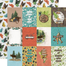 Load image into Gallery viewer, Simple Stories - Simple Vintage Lakeside Double-Sided Cardstock 12"X12" - Single Sheets. Select from a variety of 12x12 Single Sheets from the Simple Vintage Lakeside Collection. Select from the drop down and enter the quantity of that sheet and add to cart. This is the perfect collection for outdoors, at the lake, camp outs and wilderness walks/trails. Welcome nature and summer to your creative crafts. Available at Embellish Away located in Bowmanville Ontario Canada.
