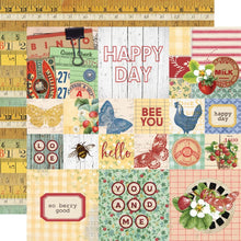 Load image into Gallery viewer, Simple Stories - Double-Sided Cardstock 12"X12" - Single Sheets - Simple Vintage Berry Fields. Start your project off right with the perfect paper for scrapbook pages, greeting cards, bookmarks, gift cards, mixed media and much more! Available at Embellish Away located in Bowmanville Ontario Canada. 2x2 &amp; 4x4 Elements
