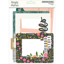 Cargar imagen en el visor de la galería, Simple Stories - Good Stuff - Chipboard Frames. Embellish your paper crafts with these coordinating chipboard frames. Package contains six assorted chipboard frames in coordinating colors and styles. Imported. Available at Embellish Away located in Bowmanville Ontario Canada.
