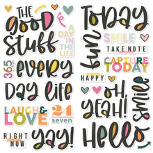 Load image into Gallery viewer, Simple Stories - Good Stuff - Foam Stickers - 29/Pkg. Add dimension and color to your paper crafts! This package contains Good Stuff Foam Stickers, 29 pieces. Imported. Available at Embellish Away located in Bowmanville Ontario Canada.

