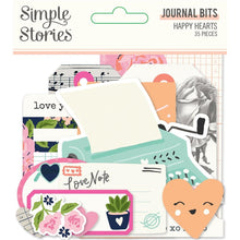 Cargar imagen en el visor de la galería, Simple Stories - Happy Hearts - Bits &amp; Pieces Die-Cuts - 35/Pkg - Journal. Die-Cuts are a great addition to scrapbook pages, greeting cards and more! The perfect embellishment for all your paper crafting needs! Package contains Simple Stories Journal Bits, 35 coordinating die-cuts. Imported. Available at Embellish Away located in Bowmanville Ontario Canada.
