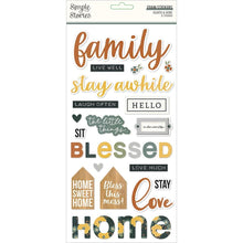 Cargar imagen en el visor de la galería, Simple Stories - Hearth &amp; Home - Foam Stickers - 61/Pkg. Available at Embellish Away located in Bowmanville Ontario Canada.
