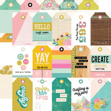 Cargar imagen en el visor de la galería, Simple Stories - Let's Get Crafty - Double-Sided Cardstock 12"X12" - Tags. Available at Embellish Away located in Bowmanville Ontario Canada.
