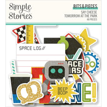 Load image into Gallery viewer, Simple Stories - Say Cheese Tomorrow At The Park - Bits &amp; Pieces Die-Cuts - 48/Pk. This package includes 48 Die Cut Cardstock Pieces. Die-Cuts are a great addition to scrapbook pages, greeting cards and more! Made in USA. Embellish Away located in Bowmanville Ontario Canada.
