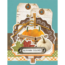 गैलरी व्यूवर में इमेज लोड करें, Simple Stories - Simple Cards - Card Kit - Harvest Wishes - Country Harvest. This card kit includes (29) Chipboard Pieces, (59) Die-Cut Bits &amp; Pieces, (8) 4.25 x 5.5 White Cardstock Bases and Complete Step-By-Step Instructions.. Made in USA. Available at Embellish Away located in Bowmanville Ontario Canada. Card 3
