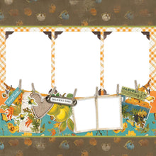 गैलरी व्यूवर में इमेज लोड करें, Simple Stories - Simple Pages Page Kit - Autumn Harvest - Country Harvest. This Kit includes (34) Chipboard Pieces, (66) Die-Cut Bits &amp; Pieces, (4) 12x12 Cardstock Base Sheets and Complete Step-By-Step Instructions. Made in USA. Available at Embellish Away located in Bowmanville Ontario Canada.
