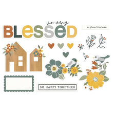 Cargar imagen en el visor de la galería, Simple Stories - Simple Pages Page Pieces - So Very Blessed - Hearth &amp; Home. This package includes 16 Large Die Cut Cardstock Pieces.. Perfect addition to use just like any other Ephemera/Die Cuts. Use with your own layouts, Journals or other designs to for your creativity. Made in USA. Available at Embellish Away located in Bowmanville Ontario Canada.
