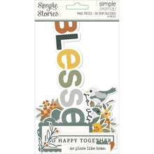 Cargar imagen en el visor de la galería, Simple Stories - Simple Pages Page Pieces - So Very Blessed - Hearth &amp; Home. This package includes 16 Large Die Cut Cardstock Pieces.. Perfect addition to use just like any other Ephemera/Die Cuts. Use with your own layouts, Journals or other designs to for your creativity. Made in USA. Available at Embellish Away located in Bowmanville Ontario Canada.
