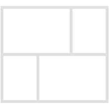 Load image into Gallery viewer, Simple Stories - Simple Pages Page Template - Design 1. Includes (1) 2-3"X4" &amp; 2-4"X6". Simple Pages Page Templates will be your new go-to tool for quick and easy scrapbooking. This reusable plastic template helps you design a layout in minutes. Available at Embellish Away located in Bowmanville Ontario Canada.
