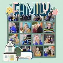 Charger l'image dans la galerie, Simple Stories - Simple Pages Page Template - Design 7. Includes (1) 16-2x2 divided template. Available at Embellish Away located in Bowmanville Ontario Canada. Completed Example
