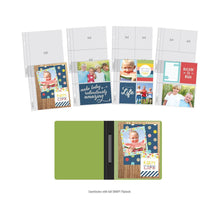 Load image into Gallery viewer, Simple Stories - Sn@p! Pocket Pages For 6"X8" Flipbooks - 10/Pkg - Multi Pack. A snappy way to capture your colorful life! Simply add your own photos, mementos and memories to capture your colorful, one-of-a- kind life in a snap! This package contains ten 6x8 inch pocket pages with assorted pocket sizes. Acid and lignin free. Imported. Available at Embellish Away located in Bowmanville Ontario Canada.
