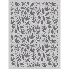 Load image into Gallery viewer, Simple Stories - Stencil 6"X8" - Harvest Market - Falling Leaves. This 6x8 inch reusable stencil can be used with your favorite inks, embossing pastes, glitter pastes, texture pastes, paper glazes, paints, sprays, and other crafting mediums. Available at Embellish Away located in Bowmanville Ontario Canada.
