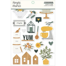 Cargar imagen en el visor de la galería, Simple Stories - Sticker Book - 12/Sheets - Hearth &amp; Home - 652/Pkg. This Sticker Book contains 12 sticker sheets, (652) stickers. Made in USA. Available at Embellish Away located in Bowmanville Ontario Canada.
