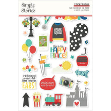 गैलरी व्यूवर में इमेज लोड करें, Simple Stories - Sticker Book - 12/Sheets - Say Cheese At The Park - 414/Pkg. Coordinating Cardstock: Tomato, Daffodil, Mint, Robin's Egg, Pool, Navy, Black. Available at Embellish Away located in Bowmanville Ontario Canada.
