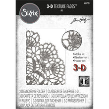 Charger l'image dans la galerie, Sizzix - 3D Texture Fades Embossing Folder By Tim Holtz - Doily Available at Embellish Away located in Bowmanville Ontario Canada.
