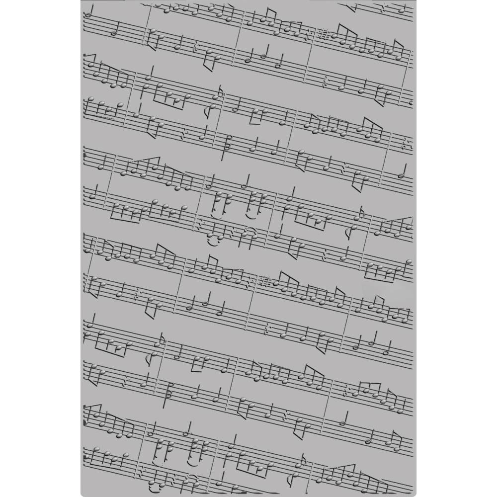 Sizzix - 3D Textured Impressions By Kath Breen - Musical Notes ...