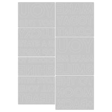 Load image into Gallery viewer, Sizzix - Thinlits Dies By Tim Holtz - 7/Pkg - Bold Text #2. Available at Embellish Away located in Bowmanville Ontario Canada.
