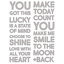 Load image into Gallery viewer, Sizzix - Thinlits Dies By Tim Holtz - 7/Pkg - Bold Text #2. Available at Embellish Away located in Bowmanville Ontario Canada.
