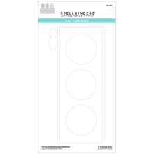 Cargar imagen en el visor de la galería, Spellbinders - Etched Dies - Circle Kaleidoscope Slimline. Available at Embellish Away located in Bowmanville Ontario Canada.

