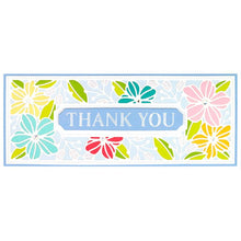 Cargar imagen en el visor de la galería, Spellbinders - Etched Dies - blossoming Slimline. This Blossoming Slimline Etched Dies is part of the Slimline Collection. The set of four thin metal dies creates a lovely floral card panel with an area in the center to add a sentiment. Also included is its outer rim die and label rim with its label insert design. Fits perfectly to a Slimline style card base. Slimline style of card making is growing in popularity. Available at Embellish Away located in Bowmanville Ontario Canada.
