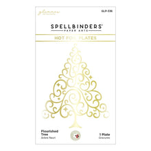 Charger l'image dans la galerie, Spellbinders - Glimmer Hot Foil Plate - Flourished Tree- Winter Garden. Available at Embellish Away located in Bowmanville Ontario Canada.
