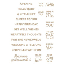 Load image into Gallery viewer, Spellbinders - Glimmer Hot Foil Plates - Celebrate You Celebrate You. Available at Embellish Away located in Bowmanville Ontario Canada.
