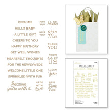 Load image into Gallery viewer, Spellbinders - Glimmer Hot Foil Plates - Celebrate You Celebrate You. Available at Embellish Away located in Bowmanville Ontario Canada.
