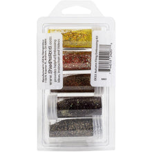 Cargar imagen en el visor de la galería, Stampendous - Embossing Powder - 5/Pkg .86oz - Autumn Fling. Exclusive embossing powders and enamels work in combination to enhance Fall scenes and backgrounds. Package includes 5 small jars in a snap-shut case in colors Sunlit Yellow, Pumpkin Spice, Aged Spice, Pinecone and Seasonings powders. Net weight 1.02 oz. (29g). Made in the USA. Available at Embellish Away located in Bowmanville Ontario Canada.
