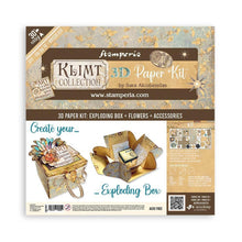 Cargar imagen en el visor de la galería, Stamperia - 3D Paper Kit - Klimt. Available at Embellish Away located in Bowmanville Ontario Canada.
