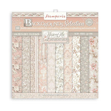Load image into Gallery viewer, Stamperia - Backgrounds Double-Sided Paper Pad 8"X8" - 10/Pkg - You And Me - 10 Designs/1 Each. Available at Embellish Away located in Bowmanville Ontario Canada.
