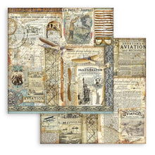 Load image into Gallery viewer, Stamperia - Backgrounds Double-Sided Paper Pad 8"X8" - 10/Pkg - Sir Vagabond Aviator - 10 Designs/1 Each. Available at Embellish Away located in Bowmanville Ontario Canada.
