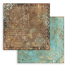 Load image into Gallery viewer, Stamperia - Backgrounds Double-Sided Paper Pad 8"X8" - 10/Pkg - Sir Vagabond Aviator - 10 Designs/1 Each. Available at Embellish Away located in Bowmanville Ontario Canada.
