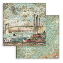 Load image into Gallery viewer, Stamperia - Backgrounds Double-Sided Paper Pad 8"X8" - 10/Pkg - Sir Vagabond Aviator - 10 Designs/1 Each. Available at Embellish Away located in Bowmanville Ontario Canada.
