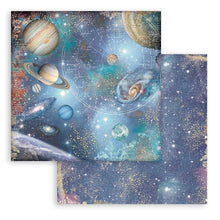 Load image into Gallery viewer, Stamperia - Backgrounds Double-Sided Paper Pad 8"X8" - 10/Pkg - Cosmos Infinity. This package includes 10 Designs/1 Each. Available at Embellish Away located in Bowmanville Ontario Canada.
