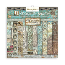 Load image into Gallery viewer, Stamperia - Backgrounds Double-Sided Paper Pad 8"X8" - 10/Pkg - Sir Vagabond Aviator - 10 Designs/1 Each. Available at Embellish Away located in Bowmanville Ontario Canada.
