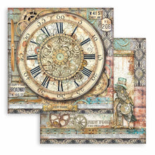 Load image into Gallery viewer, Stamperia - Double-Sided Paper Pad 8"X8" - 10/Pkg - Sir Vagabond Aviator - 10 Designs/1 Each. Available at Embellish Away located in Bowmanville Ontario Canada.

