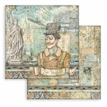 Load image into Gallery viewer, Stamperia - Double-Sided Paper Pad 8"X8" - 10/Pkg - Sir Vagabond Aviator - 10 Designs/1 Each. Available at Embellish Away located in Bowmanville Ontario Canada.
