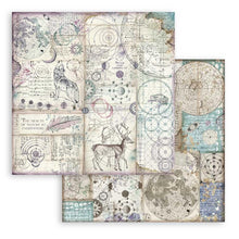 Load image into Gallery viewer, Stamperia - Double-Sided Paper Pad 8"X8" - 10/Pkg - Cosmos Infinity. This package includes 10 Designs/1 Each. Available at Embellish Away located in Bowmanville Ontario Canada.
