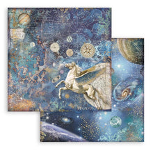 Load image into Gallery viewer, Stamperia - Double-Sided Paper Pad 8"X8" - 10/Pkg - Cosmos Infinity. This package includes 10 Designs/1 Each. Available at Embellish Away located in Bowmanville Ontario Canada.
