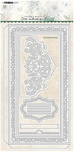 Cargar imagen en el visor de la galería, Studio Light - Jenine's Mindful Art Collection - Die Slimline - Envelope Essentials - NR.97. Create your own slimline envelope with this die. It is perfect for adding notes to your cards, scrapbook layouts or journal pages. This die will give you the perfect shape, and scored edges for folding so you get the perfect envelope shape every time.  Size: 4.7 x 8.9 inches. Available at Embellish Away located in Bowmanville Ontario Canada.
