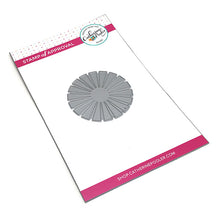 Cargar imagen en el visor de la galería, Catherine Pooler - Die - Sunburst. The perfect embellishment for any card. Use it as a sun, flower or just quirky accent.  Fun idea - Cut the sunburst die out of acetate or heavy cardstock and use as a stencil along with your favorite art medium.  The Sunburst Die measures 2 1/2" x 2 1/2".  Illustrated by Shawna Clingerman. Available at Embellish Away located in Bowmanville Ontario Canada.
