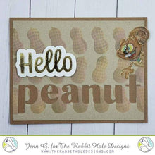 Cargar imagen en el visor de la galería, The Rabbit Hole Designs - Scripty Word Hot Foil Plate - Hello. Create a stunning, letterpress feel to all your projects using our new hot foil dies! Designed to work in any standard hot foil system, be sure to follow the instructions in your manual for a standard hot foil plate. Made in the USA.  Coordinates with Hello - Scripty 3x4 Stamp Set &amp; Hello - Scripty Word with Shadow Dies. Available at Embellish Away located in Bowmanville Ontario Canada. card design by Jenn G.
