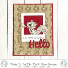 Charger l'image dans la galerie, The Rabbit Hole Designs - Stamp Set - 3x4 - Clarence Surfing. Deeply etched, clear photopolymer stamps for precise placement. Featuring the art of Dustin Pike. Made in USA. Available at Embellish Away located in Bowmanville Ontario Canada. Card design by Kelly B.
