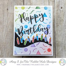 गैलरी व्यूवर में इमेज लोड करें, The Rabbit Hole Designs - Stamp Set - 3x4 - Just Cake. Deeply etched, clear photopolymer stamps for precise placement. Made in the USA. Available at Embellish Away located in Bowmanville Ontario Canada. Card design by Amy S.
