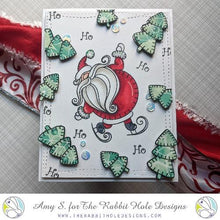 Charger l'image dans la galerie, The Rabbit Hole Designs - Stamp Set - 4x4 - Kringle. Deeply etched, clear photopolymer stamps for precise placement. Made in the USA.  Coordinates with Kringle Dies. Available at Embellish Away located in Bowmanville Ontario Canada. Card design by Amy S.
